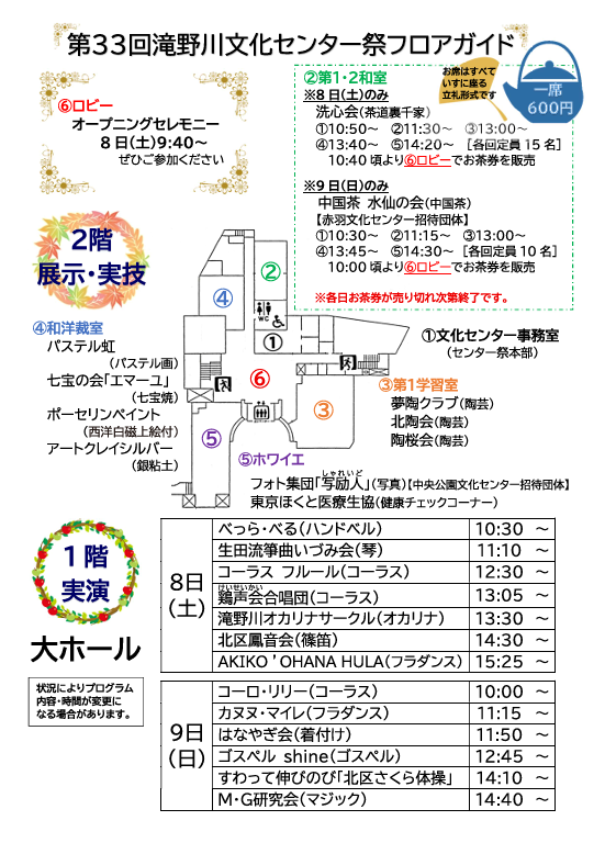 滝野川文化センター祭2025